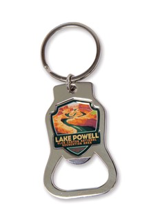 AZ/UT Lake Powell Emblem Bottle Opener Key Ring | American Made