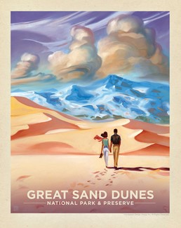 Great Sand Dunes Sands of Time 8" x10" Print | 8" x10" Print