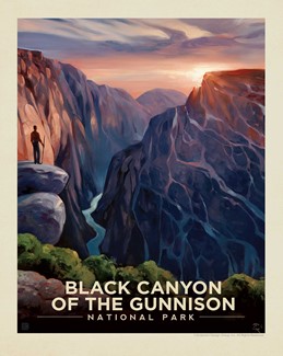 Black Canyon of the Gunnison NP River View 8" x 10" Print | 8" x10" Print