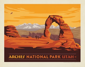Arches NP Horizontal 8" x 10" Print | Made in the USA