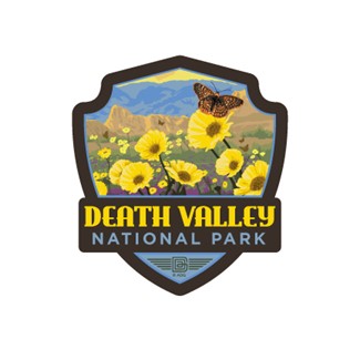 Death Valley Wildflowers Emblem Sticker