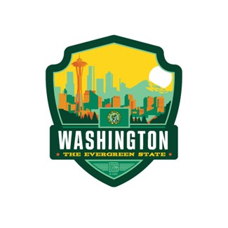 Washington Emblem Sticker | Emblem Sticker
