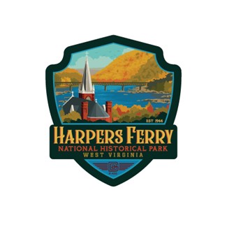 WV Harpers Ferry Emblem Sticker | Emblem Sticker