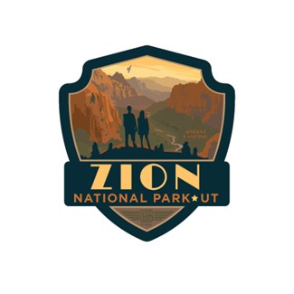 Zion Angels Landing Emblem Sticker | Made in the USA