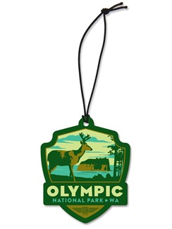 Olympic Emblem Wooden Ornament | American Made
