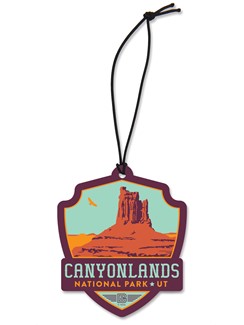 Canyonlands Emblem Wooden Ornament
