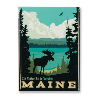 I'd Rather Be in Camden Magnet | Maine themed magnets