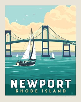 RI Newport Bridge 8" x10" Print | 8" x10" Print