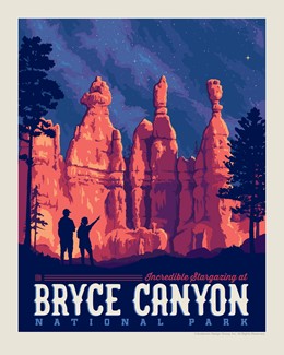 Bryce Canyon Star Gazing 8" x 10" Print | 8" x10" Print