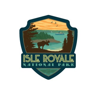 Isle Royale Emblem Sticker | Made in the USA