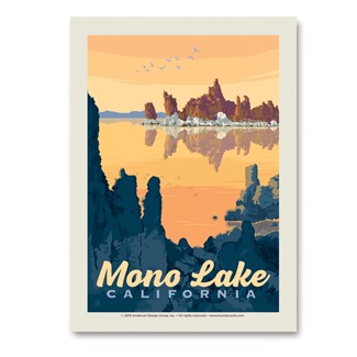 CA Mono Lake Vert Sticker | Vertical Sticker