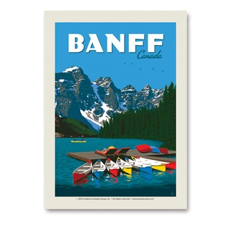 Canada Banff Vert Sticker | Made in the USA