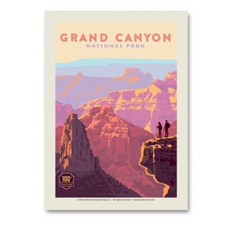 Grand Canyon 100th Anniversary Vert Sticker | Made in the USA