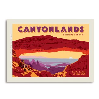 ?Canyonlands Mesa Arch Vertical Sticker | Made in the USA