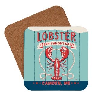 ME Lobster Camden Coaster | American Made Coaster
