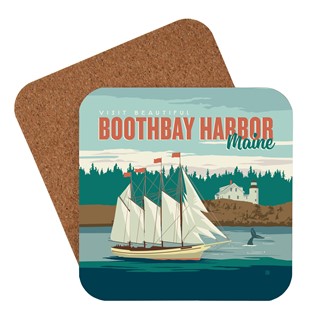 ME Boothbay Harbor Coaster | American Made Coaster