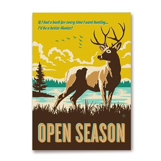 Open Season Magnet | Metal Magnet