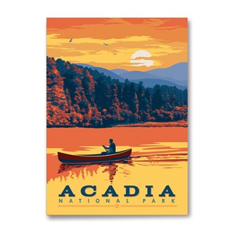 Acadia NP Canoe Magnet | American Made Magnet