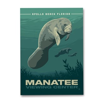 Manatee Viewing Center Magnet | American Made