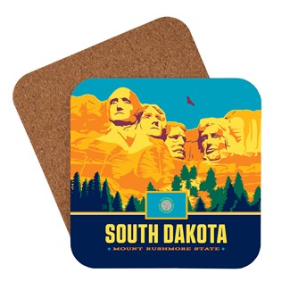 SD State Pride Coaster | American made coaster