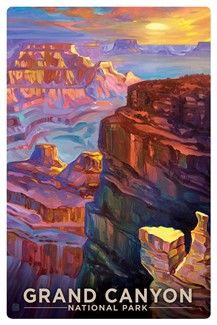 Grand Canyon Landscape Magnetic PC | themed magnet postcard