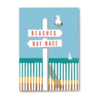 Beaches/Rat Race Magnet | American Made Magnet