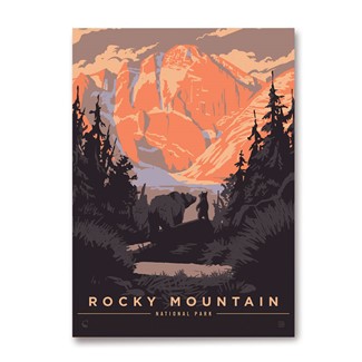 Rocky Mountain Bear Hug Magnet | American Made Magnet