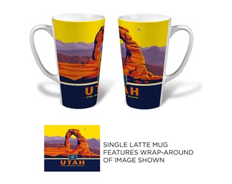 UT State Pride Latte | National park themed mugs