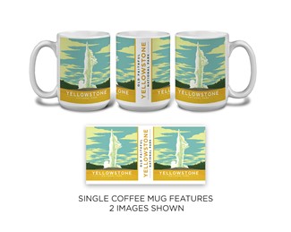 Yellowstone Old Faithful Mug | National Parks themed mugs
