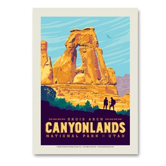 Canyonlands Druid Arch Vert Sticker | Made in the USA