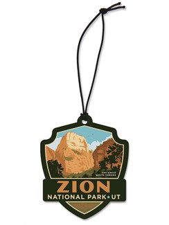 Zion Great White Throne Emblem Wooden Ornament | American Made