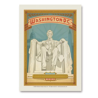 Washington, DC Vert Sticker | Made in the USA