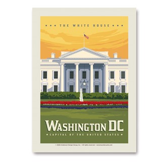 Washington, DC White House Vert Sticker | Made in the USA