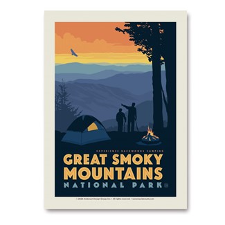 GSM004SK - GSMNP Back Country Camping Vert Sticker | Vertical Sticker