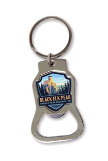Black Elk Peak SD Emblem Bottle Opener Key Ring | American Made