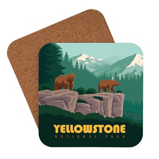 Yellowstone Wonderland Coaster | American made coasters