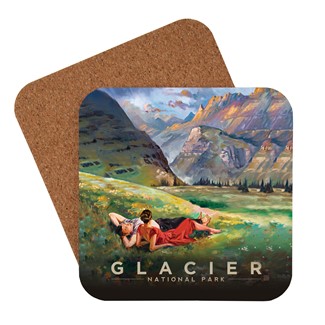 MT002CT - Glacier NP A View to Remember Coaster | American made coaster