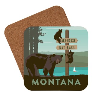 MT Lake House Rat Race Coaster | Made in the USA