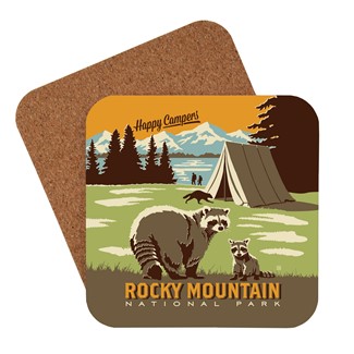 RMNP Happy Campers Coaster | American Made Coaster