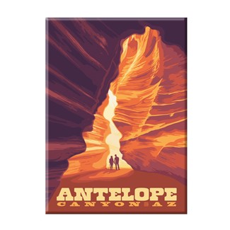 Antelope Canyon AZ Magnet | Metal Magnet