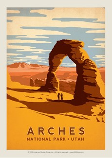 Arches NP Delicate Arch| Postcard