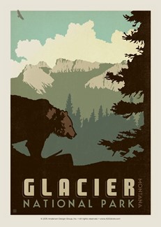 Glacier Postcard