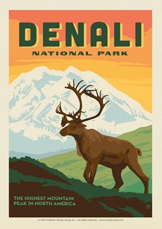 Denali Caribou | Postcard