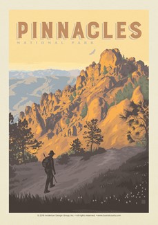 Pinnacles High Peaks Trail Postcard