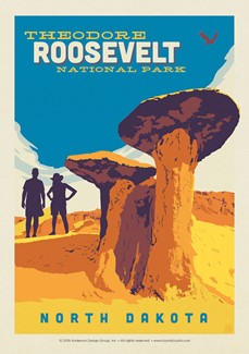Theodore Roosevelt NP Postcards | Postcard