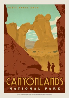Canyonlands NP Angel Arch Postcard