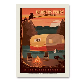 Harpers Ferry WV Vert Sticker | Made in the USA