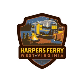 "Harpers Ferry WV" Emblem Sticker