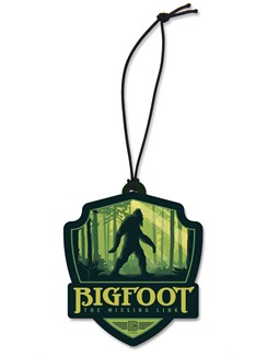 Bigfoot Emblem Wooden Ornament | American Made