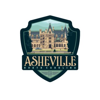Asheville NC Biltmore Estate Emblem Sticker | Emblem Sticker